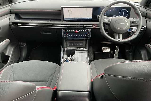 Hyundai TUCSON 1.6T Hybrid N Line S 5dr Auto Serenity White